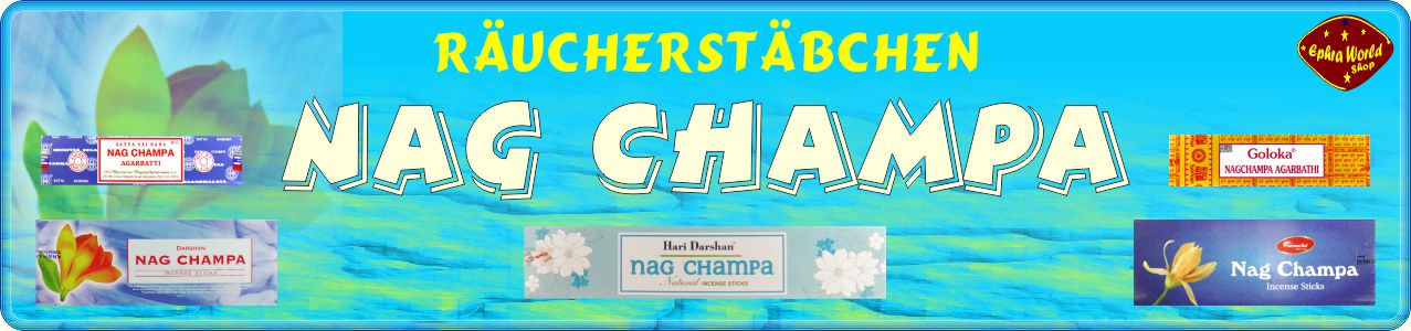 Nag Champa Räucherstäbchen im Ephra World Shop