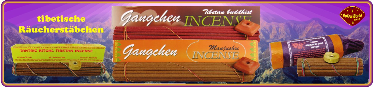 tibetische Räucherstäbchen - Ephra World Räucherstäbchen Shop