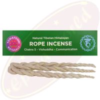 Natural Tibetan Himalayan Rope Incense/Räucherschnüre 5. Chakra