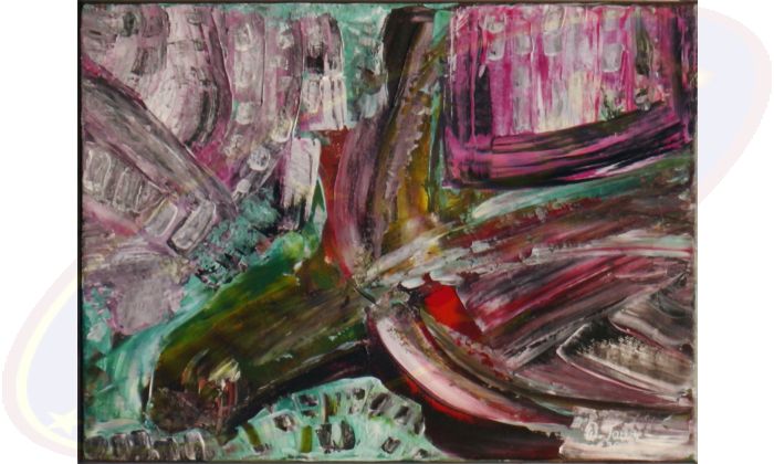 Acrylgemälde Der 11te September von Wanda Tauer