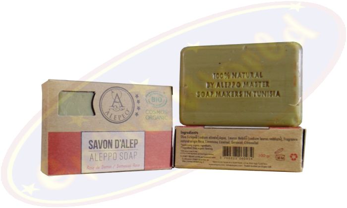 Aleppo Seife Damaskus Rose 100g