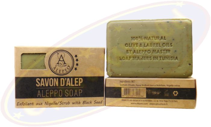 Aleppo Seife Schwarzkümmel 100g