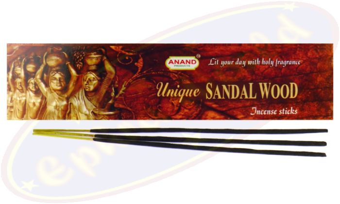 Anand Unique Sandalwood (Sandelholz) Räucherstäbchen 20g