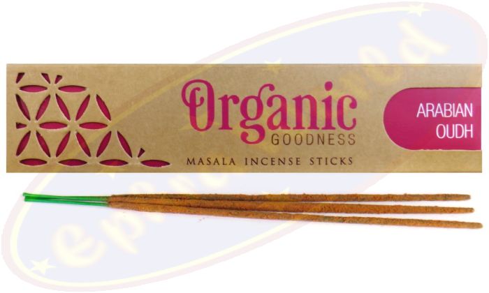 Song Of India Organic Masala Räucherstäbchen Arabian Oudh/Oodh