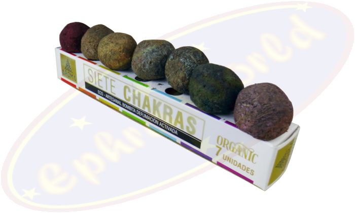 Aroma Smudge Balls/Bombitas 7 Chakras 7er