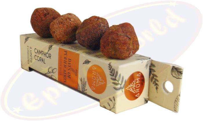 Aroma Smudge Balls 7 Days Of Purification Camphor Copal 4er