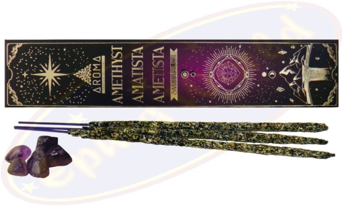 Aroma Crystal Collection Amethyst Smudge Räucherstäbchen
