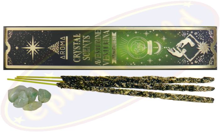 Aroma Crystal Collection Aventurine Smudge Räucherstäbchen