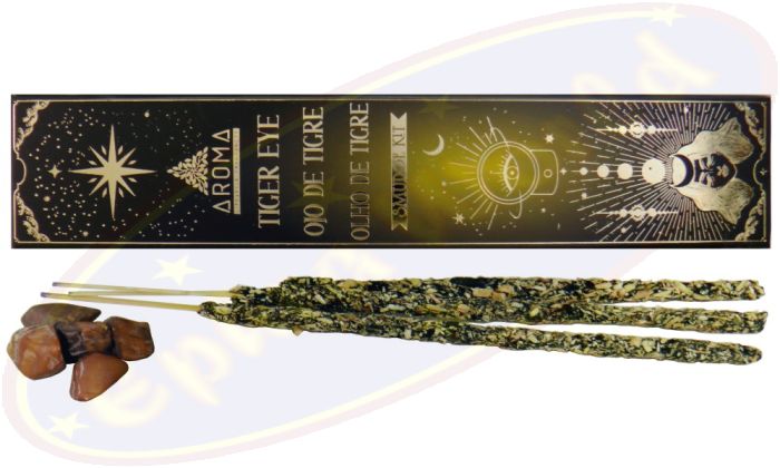 Aroma Crystal Collection Tiger Eye Smudge Räucherstäbchen