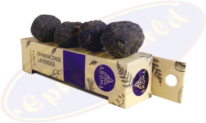 Aroma Smudge Balls 7 Energy Centers Frankincense Lavender 4er
