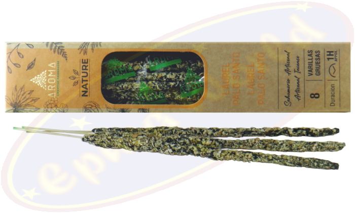 Aroma Nature Laurel Palo Santo Smudge Räucherstäbchen