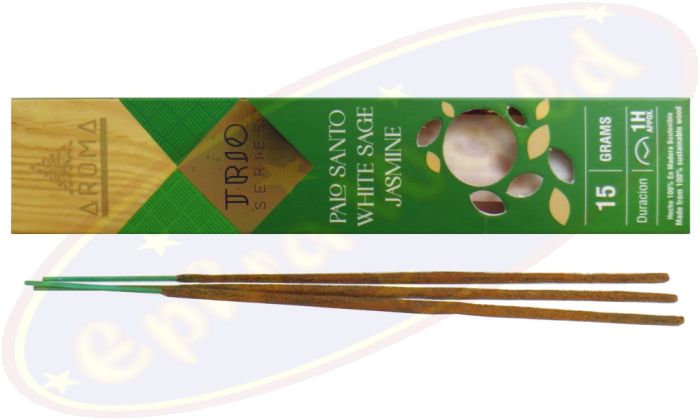 Aroma Trio Series Palo Santo-White Sage & Jasmine Masala Räucherstäbchen