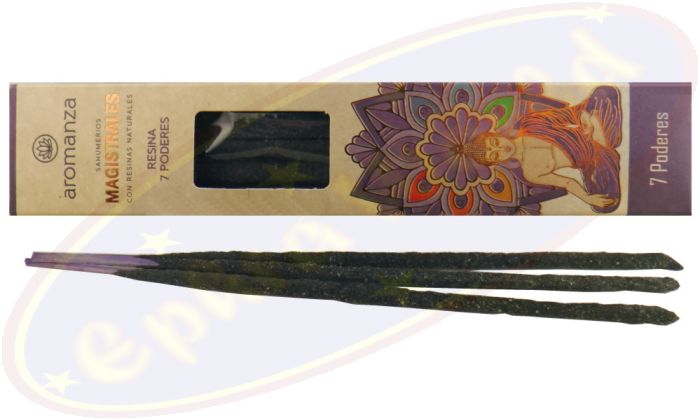 Aromanza Magistrales Resina 7 Poderes/Mächte Smudge Räucherstäbchen