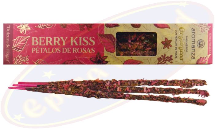 Aromanza Organicos Berry Kiss Petalos De Rosas Smudge Räucherstäbchen