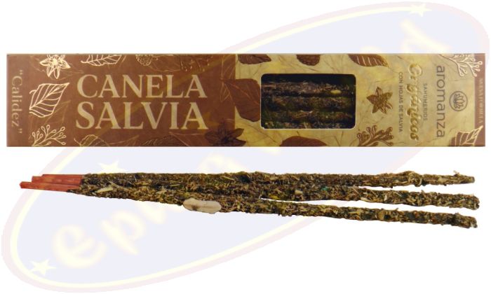 Aromanza Organicos Canela Salvia Smudge Räucherstäbchen