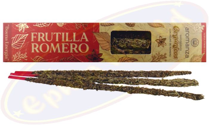 Aromanza Organicos Frutilla Romero Smudge Räucherstäbchen