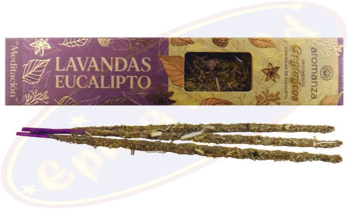 Aromanza Organicos Lavandas Eucalipto Smudge Räucherstäbchen