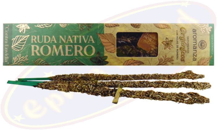 Aromanza Organicos Ruda Nativa Romero Smudge Räucherstäbchen