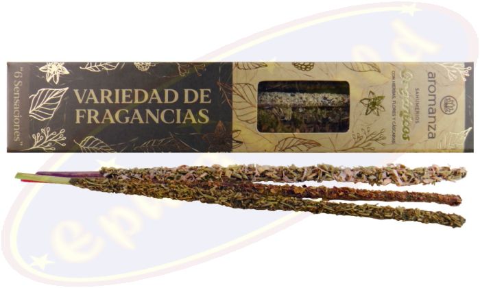Aromanza Organicos Variedad De Frangacias Smudge Räucherstäbchen