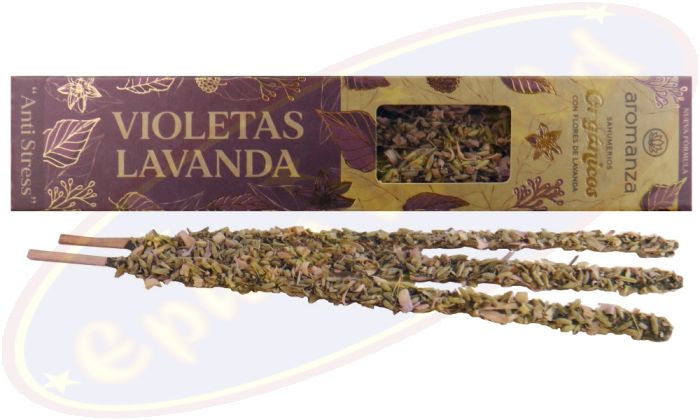 Aromanza Organicos Violetas Lavanda Smudge Räucherstäbchen