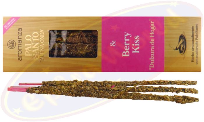 Aromanza Palo Santo "Buena Onda" Berry Kiss Smudge Räucherstäbchen