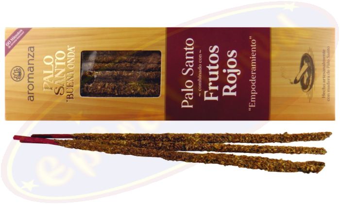 Aromanza Palo Santo "Buena Onda" Frutos Rojos Smudge Räucherstäbchen