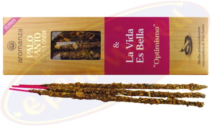 Aromanza Palo Santo "Buena Onda" La Vida Es Bella Smudge Räucherstäbchen