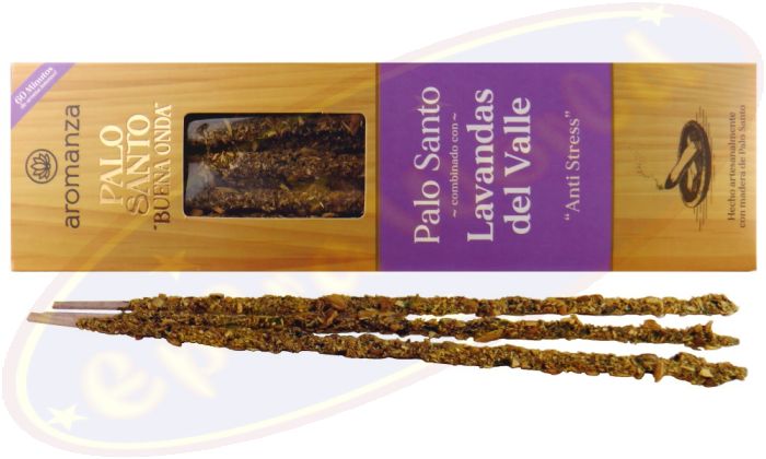 Aromanza Palo Santo "Buena Onda" Lavanda del Valle Smudge Räucherstäbchen