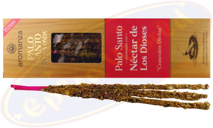 Aromanza Palo Santo "Buena Onda" Nectar De Los Dioses Smudge Räucherstäbchen