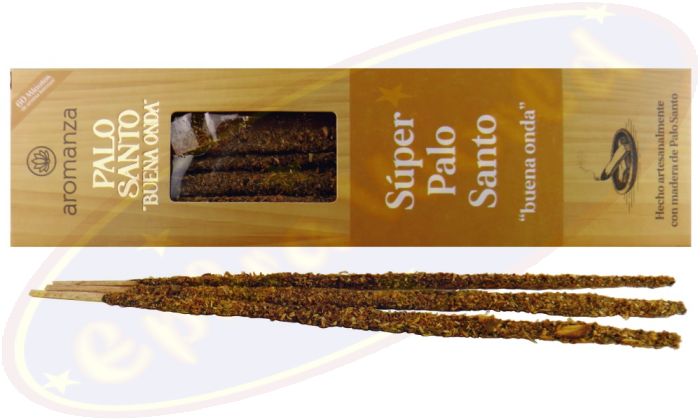 Aromanza Palo Santo "Buena Onda" Super Palo Santo Smudge Räucherstäbchen