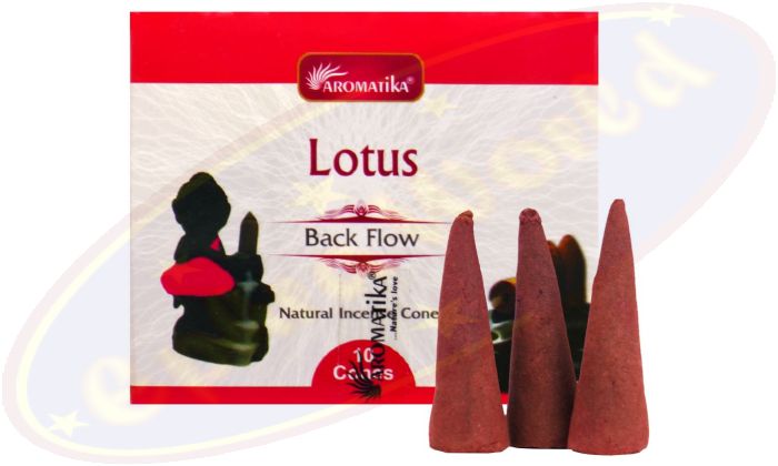 Aromatika Backflow Cones/Rückfluss-Räucherkegel Lotus