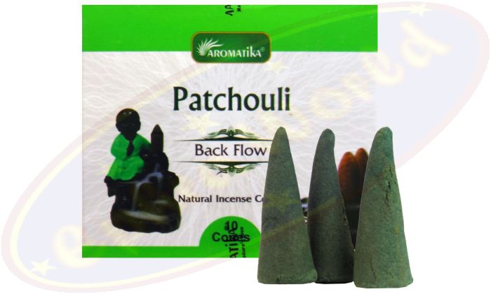 Aromatika Backflow Cones/Rückfluss-Räucherkegel Patchouli