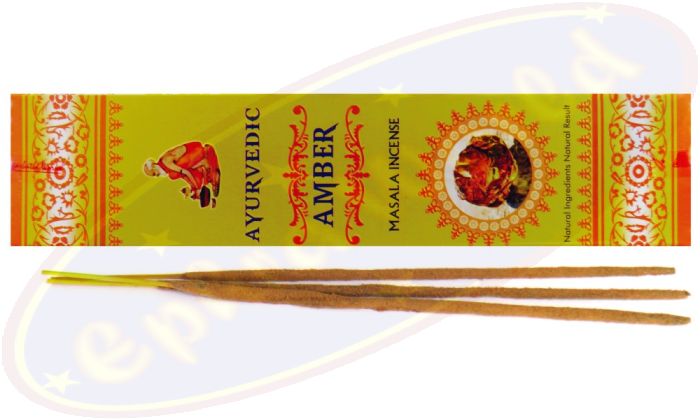 Ayurvedic Amber (Bernstein) Masala Räucherstäbchen