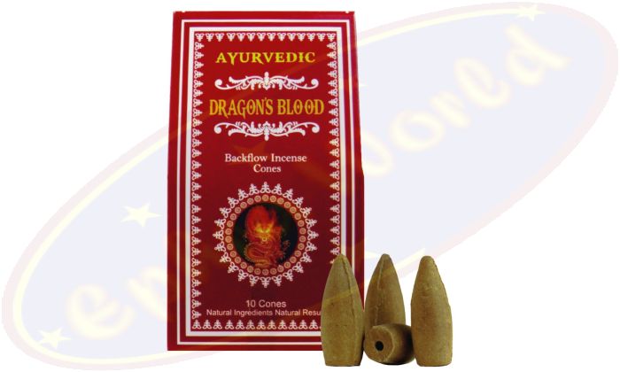 Ayurvedic Dragon´s Blood Masala Rückfluss-Räucherkegel