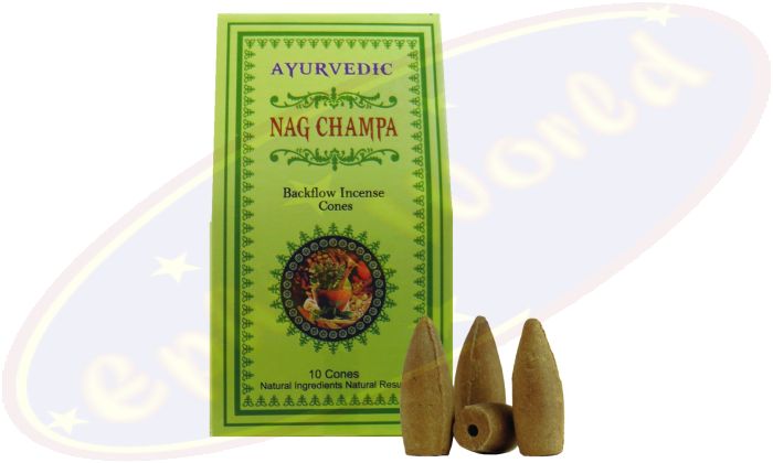 Ayurvedic Nag Champa Masala Rückfluss-Räucherkegel