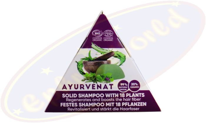 Ayurvenat Festes Schampoo 18 Pflanzen ayurvedisch