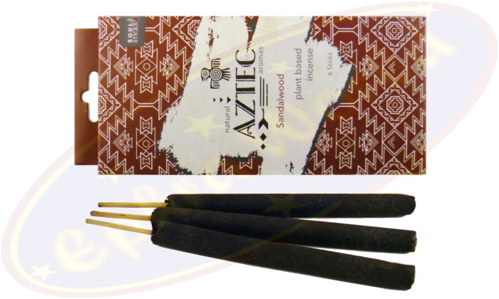 Aztec Natural Aromas extra-dicke Räucherstäbchen Sandalwood