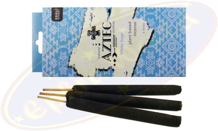 Aztec Natural Aromas extra-dicke Räucherstäbchen White Sage