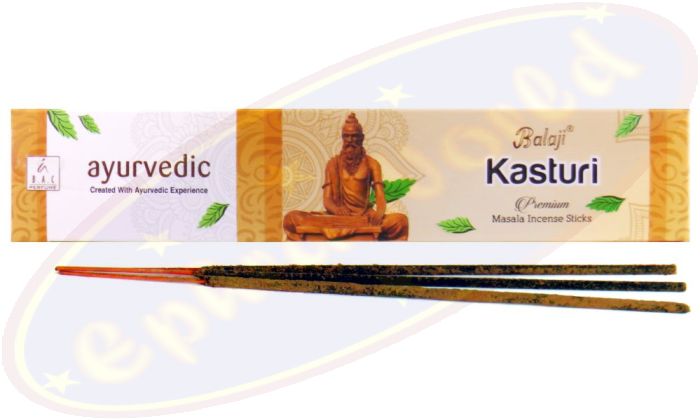 Balaji Ayurvedic Kasturi Masala Räucherstäbchen