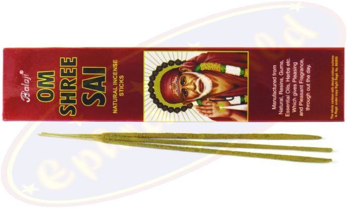 Balaji Om Shree Sai Natural Masala Räucherstäbchen