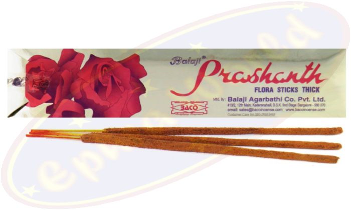 Balaji Prashanth Rose Flora Thick Masala Räucherstäbchen