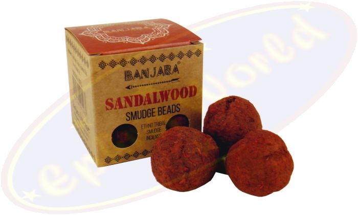 Banjara Smudge Beads Räucherkugeln Sandalwood