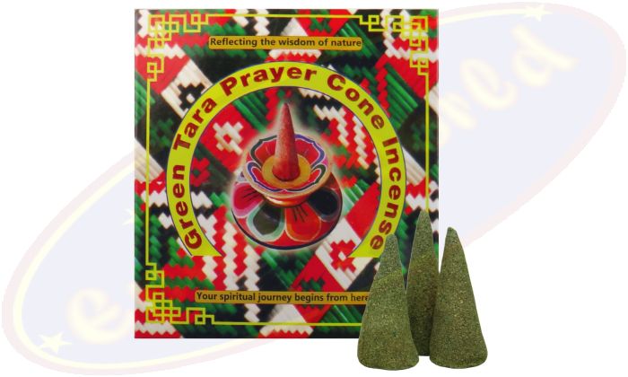 Bhutanese Green Tara Prayer bhutanische Räucherkegel