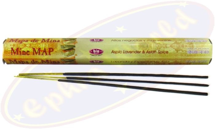 bic Brand Mine Map Räucherstäbchen