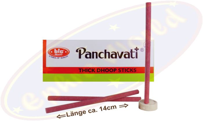 bic Brand Panchavati Thick Dhoop Sticks 80g