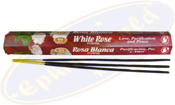 bic Brand White Rose Räucherstäbchen