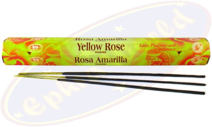 bic Brand Yellow Rose Räucherstäbchen