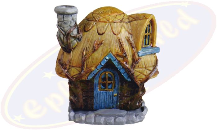 Räucherkegelbrenner Fairy Homes/Butterblumenhütte 11x9x6cm