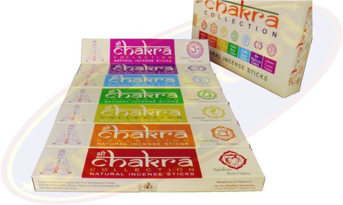 Chakra Collection Masala Räucherstäbchen Set
