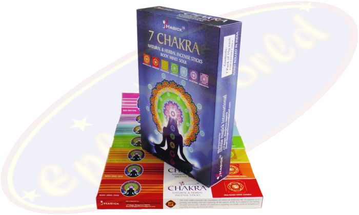 D-Magick 7 Chakras Masala Räucherstäbchen Set